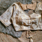 Brocade Weaved With Sequined Designer Silk Blouse