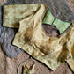 Brocade Weaved With Sequined Designer Silk Blouse