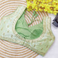 Embroidered Phantom Silk Blouse With Zari & Sequins Work