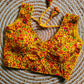 Multicolor Embroidered Soft Silk Designer Blouse