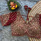 Multicolor Sequin and Zari Embroidered Designer Georgette Blouse