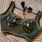 Zari Embroidered Phantom Silk Blouse