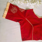 Soft Cotton Maroon Blouse With Palash Flower Embroidery