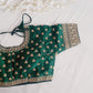 Zari Embroidered Designer Silk Blouse - Plus Size