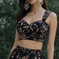Bhoomi Sleeveless Georgette Blouse With Silk Thread Embroidery