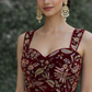 Bhoomi Sleeveless Georgette Blouse With Silk Thread Embroidery