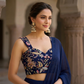 Bhoomi Sleeveless Georgette Blouse With Silk Thread Embroidery