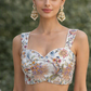Bhoomi Sleeveless Georgette Blouse With Silk Thread Embroidery