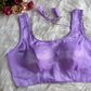 Blooming Organza Solid Color Blouse