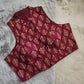 STORI Ajrakh High Neck Cotton Blouse