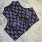 STORI Ajrakh High Neck Cotton Blouse