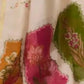 Ivory White Munga Cotton Silk Saree