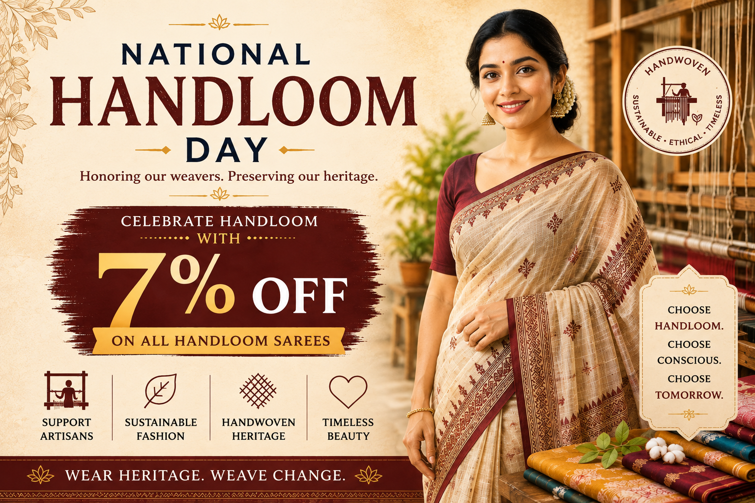 STORI National Handloom Day Offer