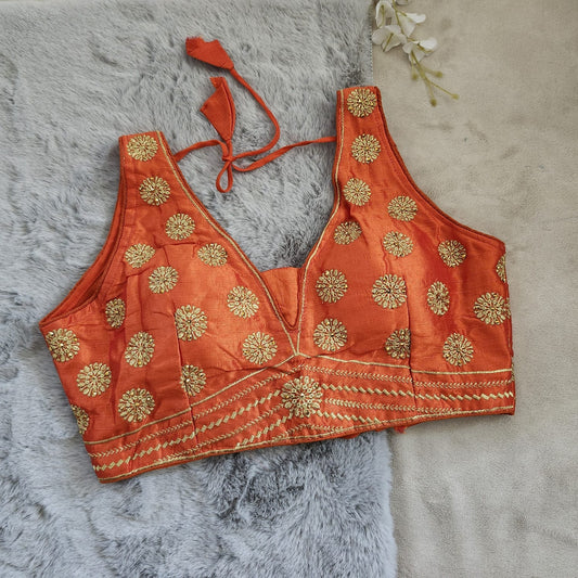 STORI Orange Blouse