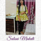 Bloom Printed Orange Cotton Mulmul Chikankari Short Kurti with Dori