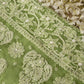 Pista Green Sanah Handcrafted Lucknowi Chikankari Saree