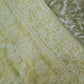 Lime Sanah Handcrafted Lucknowi Chikankari Saree