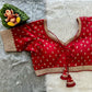 Rainbow Sequin Butti & Zari Embroidered Designer Blouse- Plus Size