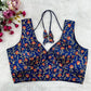 Blue Silk Thread Embroidered Designer Blouse
