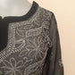 Black Short Georgette Chikankari Kurti