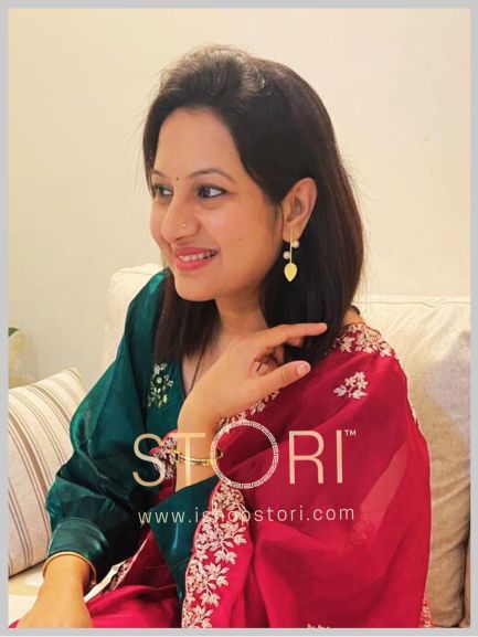 Shruti Jha in STORI Earrings
