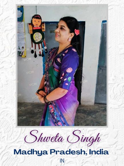 Shweta Singh in Pichwai Printed Silk Blouse - STORI