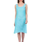Sky Blue Cotton Long Inner Slip