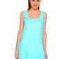 Sky Blue Cotton Short Inner Slip