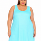 Sky Blue Cotton Short Inner Slip Plus size