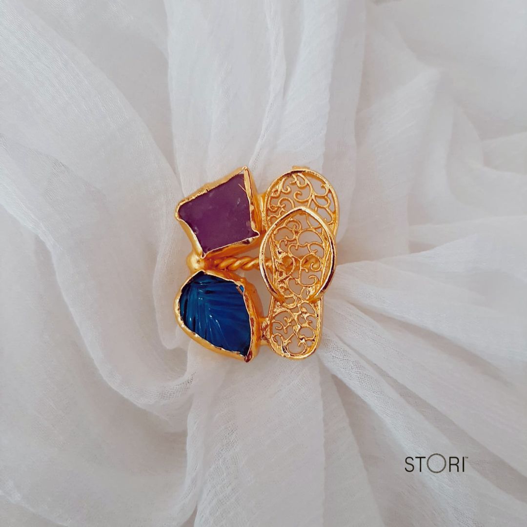 Beach Treasure Flip Flop Ring