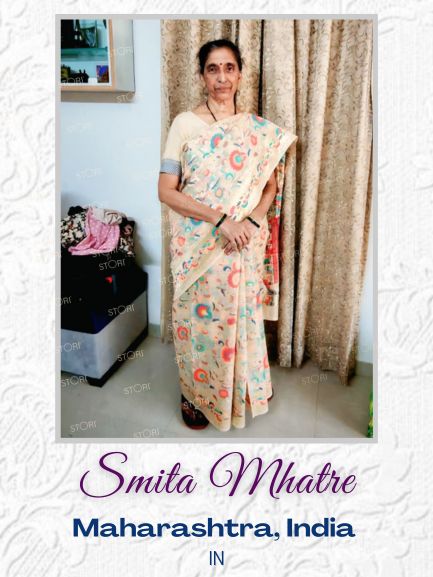 Pearl White Kashmiri Kani Jamewar Saree