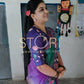 Lotus Printed Pichwai Designer Blouse With Sequins Handwork