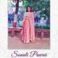 Sonali Pawar in Multicolor Sequin and Zari Embroidered Designer Georgette Blouse- Plus Size