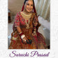 Suruchi Prasad in Heavy Embroidered Designer Velvet Bridal Blouse
