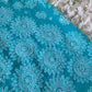 Firozi Surya Hand Embroidered Lucknowi Chikankari Saree