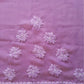Purple Surya Hand Embroidered Lucknowi Chikankari Saree