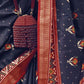 Shop Navy Blue Patola Silk Saree for Wedding at STORI