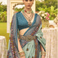 Shop Sea Green Patola Silk Saree for Wedding at STORI