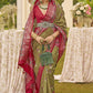 Shop Olive Green Patola Silk Saree for Wedding at STORI
