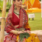 Shop Mustard Yellow Patola Silk Saree for Wedding at STORI