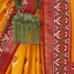 Shop Mustard Yellow Patola Silk Saree for Wedding at STORI