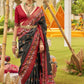 Shop Grey Patola Silk Saree for Wedding at STORI
