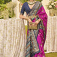 Shop Magenta Patola Silk Saree for Wedding at STORI