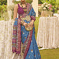 Shop Blue Patola Silk Saree for Wedding at STORI