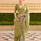 Olive Green Best Patola Silk Saree Online in India