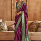 Best Magenta Patola Silk Saree Online in India