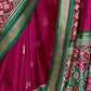 Shop Rani Pink Patola Silk Saree for Wedding at STORI