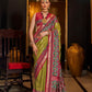 Shop Olive Green Patola Silk Saree for Wedding at STORI