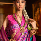 Shop Blue Patola Silk Saree for Wedding at STORI