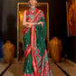 Shop Green Patola Silk Saree for Wedding at STORI
